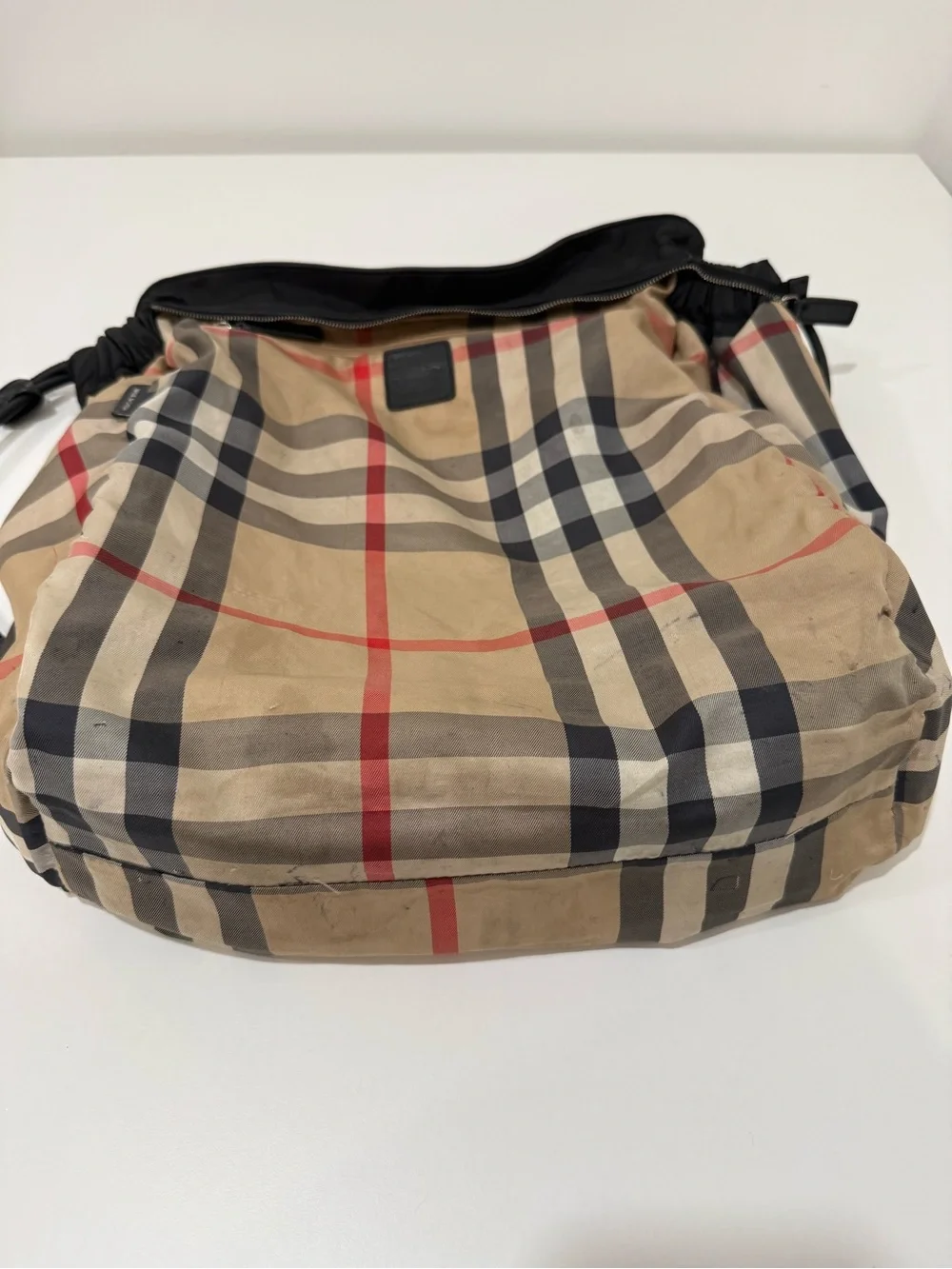 Burberry Buckleigh Packable Nylon Tote Bag *Flawed*